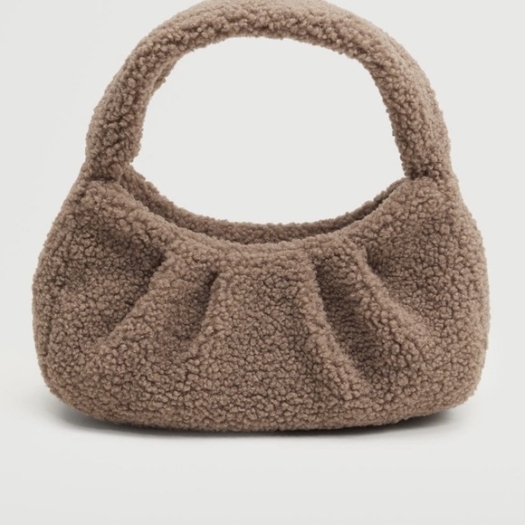 Mango Shearling Baguette Bag - Picture 5 of 5